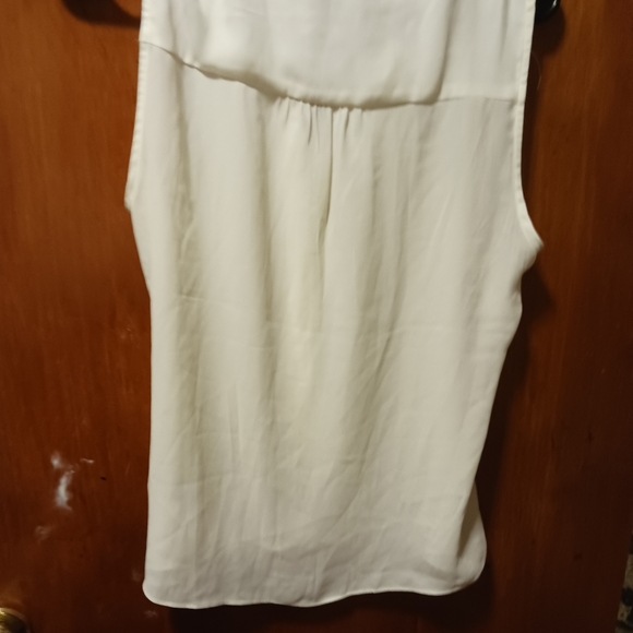 Worthington women's petite white blouse medium A-53 - Picture 5 of 5
